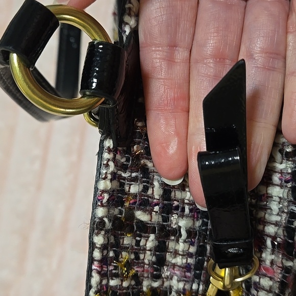 Coach Galaxy Tweed Gallery Tote - Picture 15 of 17